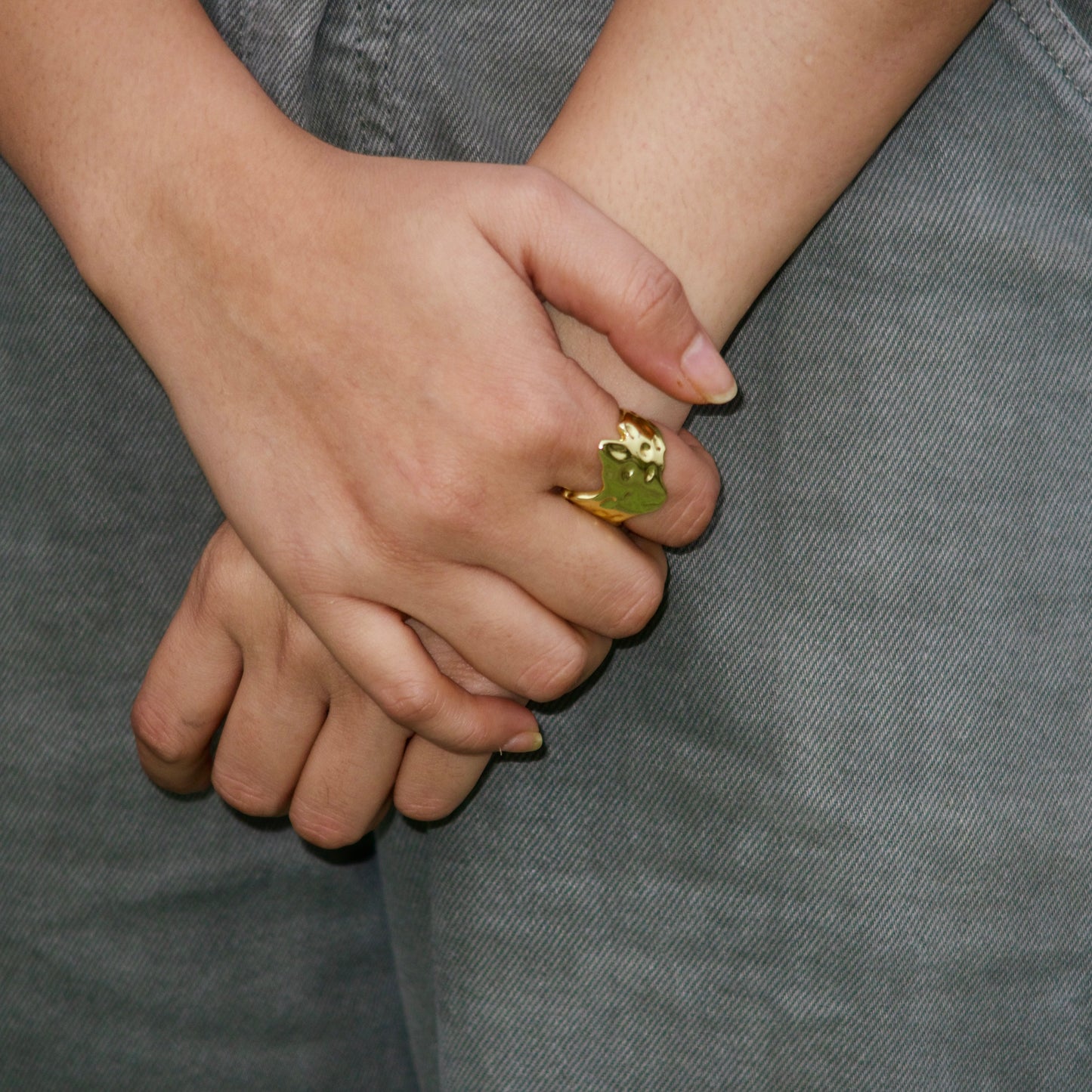 honeydew gold ring